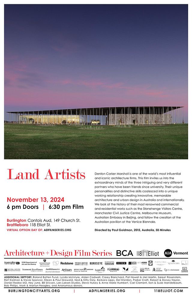 AD Film Series Presents Land Artists