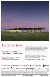 AD Film Series Presents Land Artists